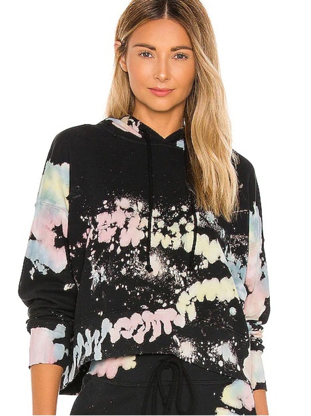 Daydreamer Black Tie-Dye Hoodie